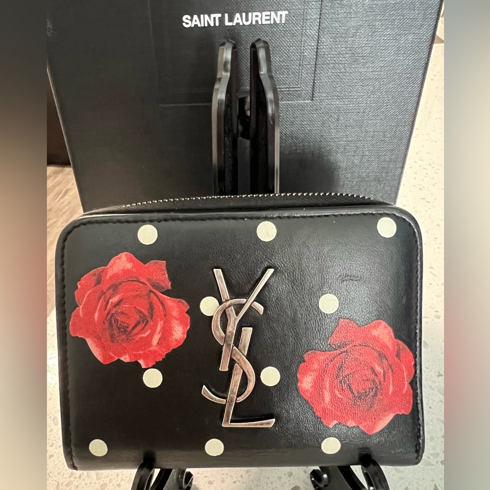 YSL compact wallet